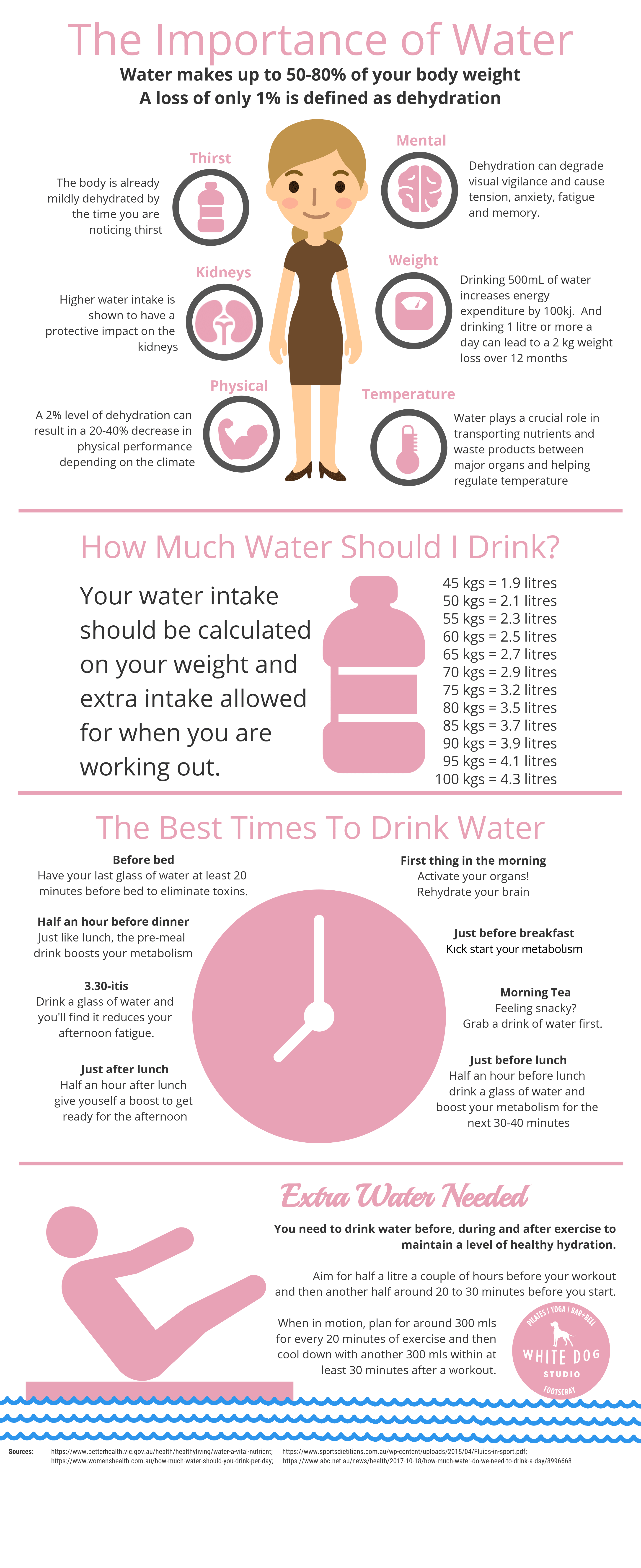 The Importance of Water Infographic